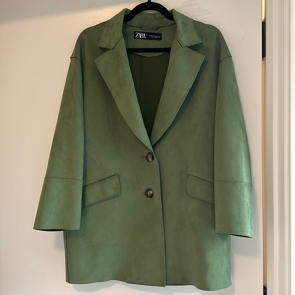 Zara green jacket